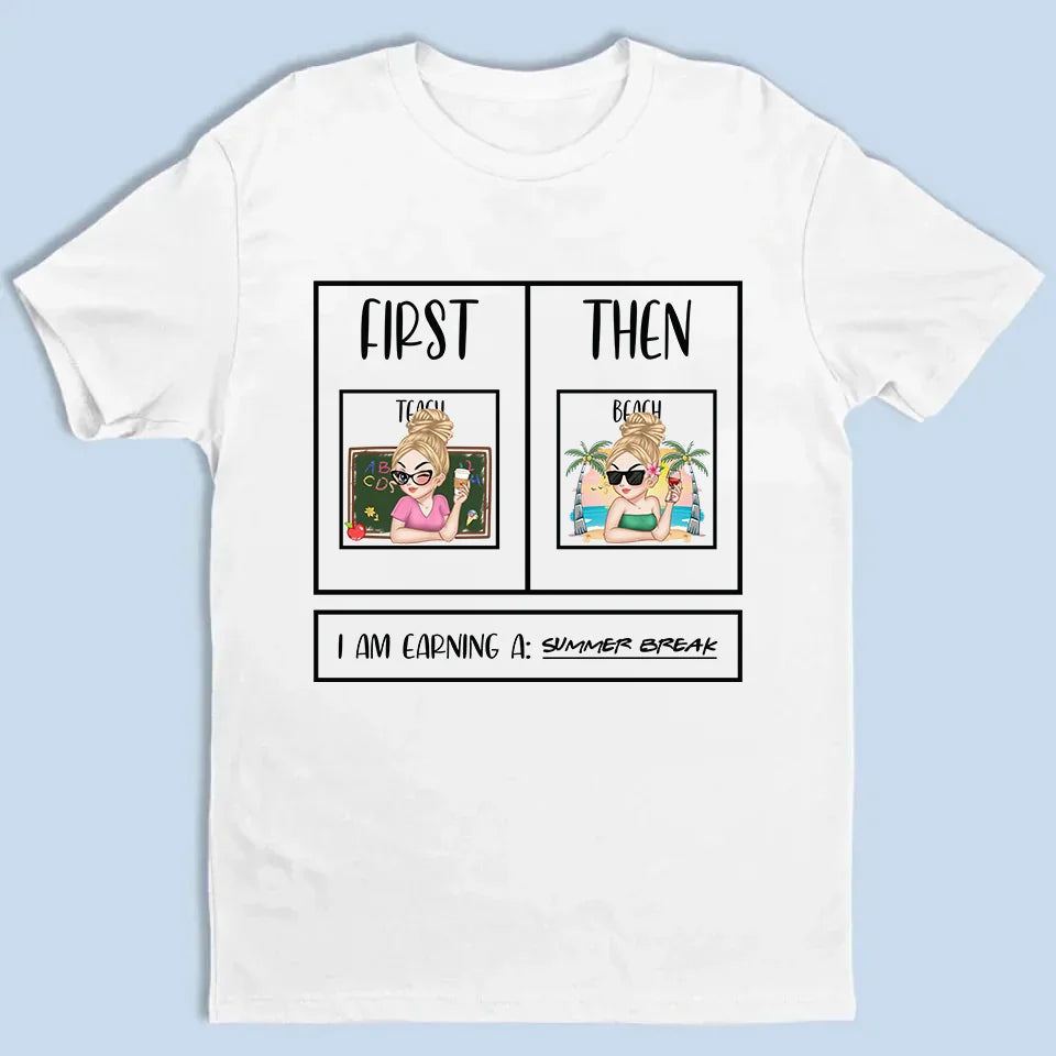 Heart in Heart Mom & Grandma – Personalized Light Color Shirt, Custom Gift for Mothers & Grandmothers Ezcustomize