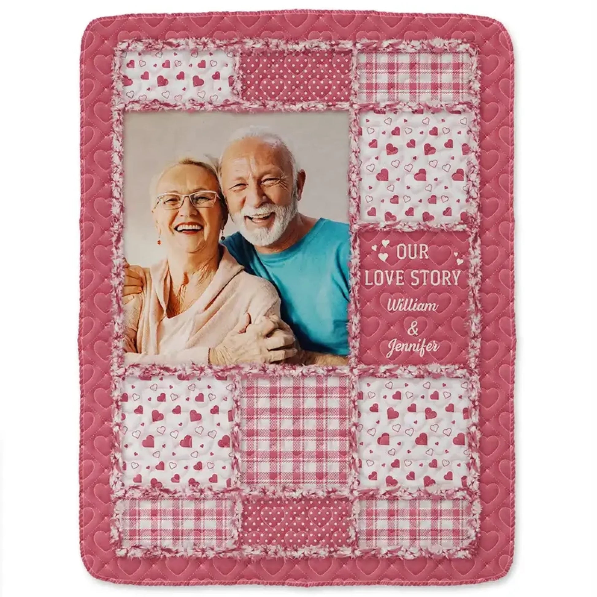 CustomPhotoOurLoveStoryCouples-PersonalizedFleeceBlanket_SherpaBlanket-YM009-DSR188-MK1