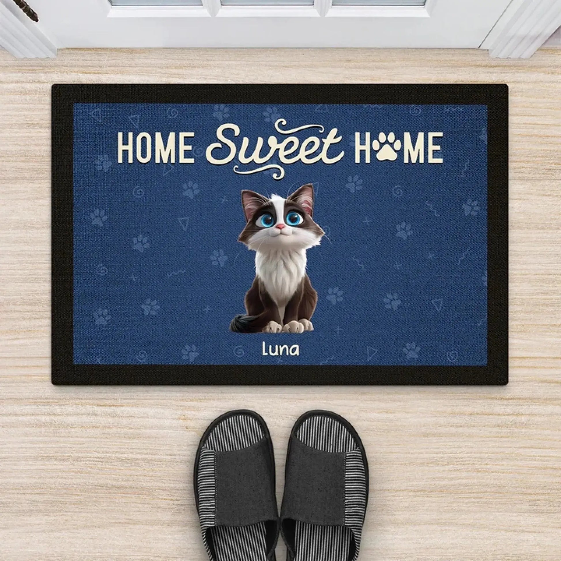 6005DUS2-personalized-gifts-for-cat-lovers-home-sweet-home-doormat-6005D3VTD